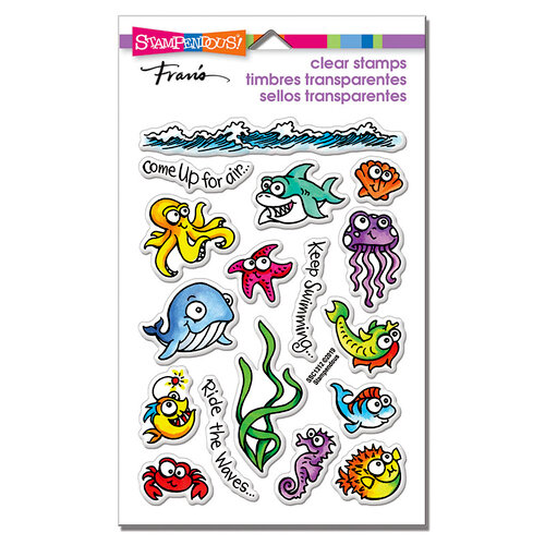 Stampendous - Clear Photopolymer Stamps - Fishy Fun