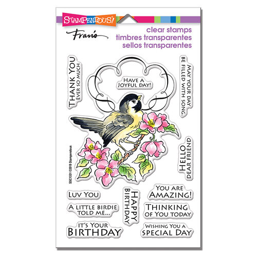 Stampendous - Clear Photopolymer Stamps - Bird Frame