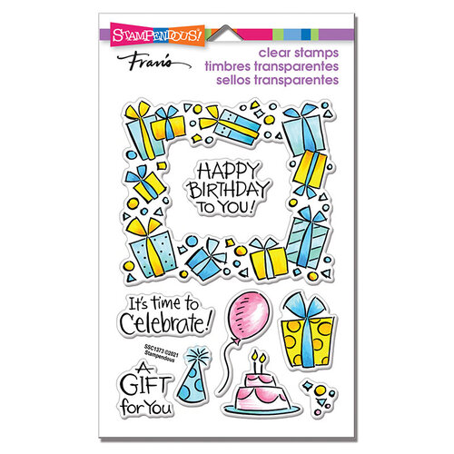 Stampendous - Clear Photopolymer Stamps - Gift Frame