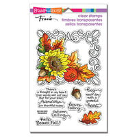 Stampendous - Clear Photopolymer Stamps - Sunflower Frame