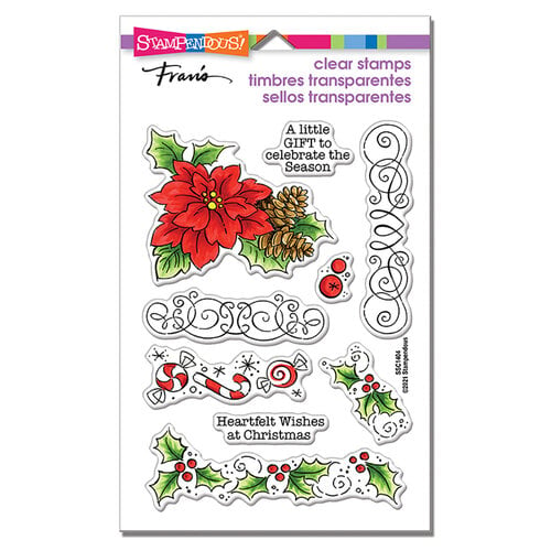 Stampendous - Clear Photopolymer Stamps - Christmas Frame