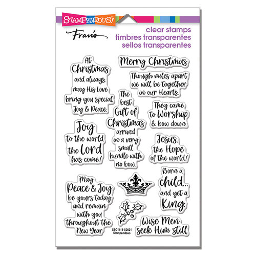 Stampendous - Christmas - Clear Photopolymer Stamps - Child King