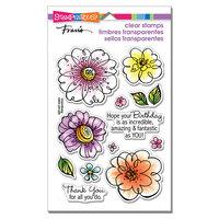 Stampendous - Clear Photopolymer Stamps - Blooming Birthday