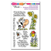 Stampendous - Clear Photopolymer Stamps - Cowlik Sunshine