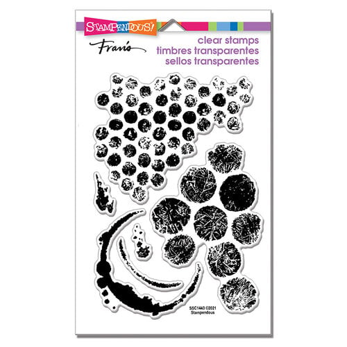 Stampendous Floral Pieces Perfectly Clear Stamp Set