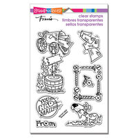 Stampendous - Clear Photopolymer Stamps - Mailbox Guys