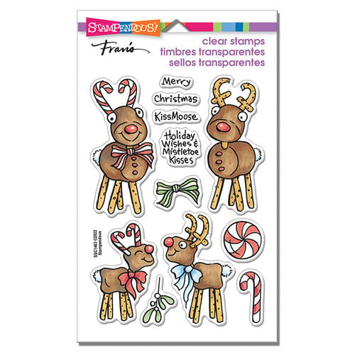 Stampendous - Christmas - Clear Photopolymer Stamps - Moose Mallows