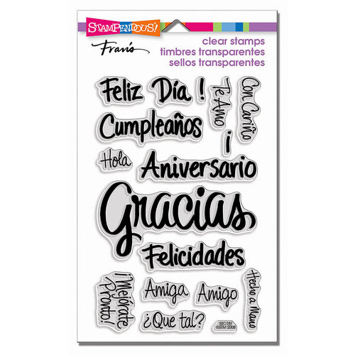 Stampendous - Clear Photopolymer Stamps - Spanish Messages