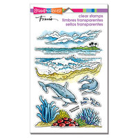 Stampendous - Clear Photopolymer Stamps - Dolphin Play