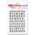 Stampendous - Clear Photopolymer Stamps - Small Typewriter Alphabet