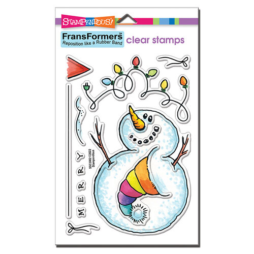Stampendous - Christmas - Clear Photopolymer Stamps - FransFormers - SnowKid