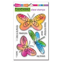Stampendous - Clear Photopolymer Stamps - FransFormers - Wings