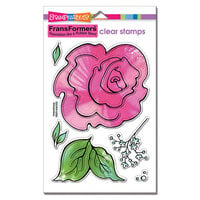 Stampendous - FransFormers Collection - Clear Photopolymer Stamps - Rose