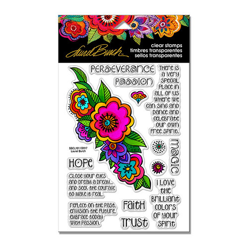 Stampendous - Clear Photopolymer Stamps - Floral Reflections