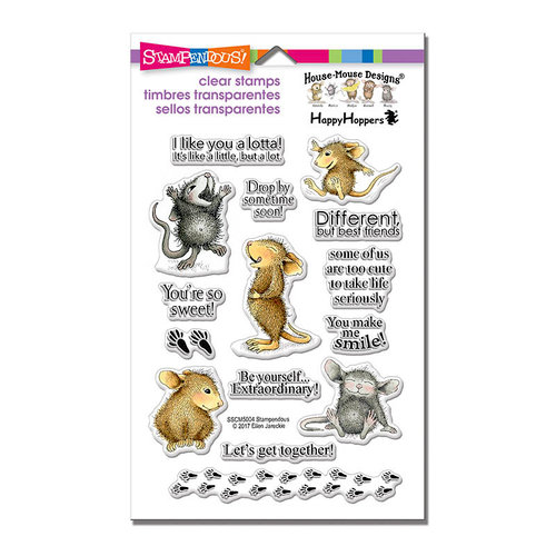 Stampendous - House Mouse Designs - Clear Photopolymer Stamps - So Sweet