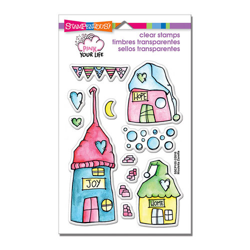 Stampendous - Clear Acrylic Stamps - Whisper Houses