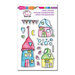 Stampendous - Clear Acrylic Stamps - Whisper Houses