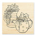 Stampendous - Wood Mounted Stamps - Potted Succulents
