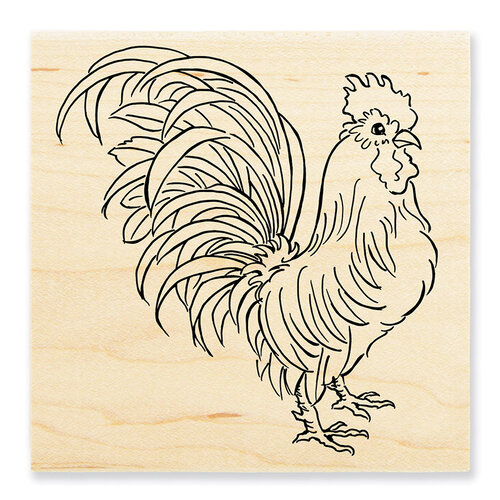 Stampendous - Wood Mounted Stamps - Rooster