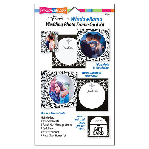 Stampendous - Windowrama Collection - Wedding Card Kit