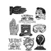 Stampers Anonymous - Tim Holtz - Cling Mounted Rubber Stamp Set - Eclectic Adverts