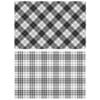 Stampers Anonymous - Tim Holtz - Cling Mounted Rubber Stamp Set - Perfect Plaids