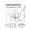 Stampers Anonymous - Tim Holtz - Christmas - Cling Mounted Rubber Stamps - The Poinsettia