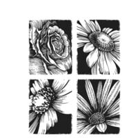 Stampers Anonymous - Tim Holtz - Cling Mounted Rubber Stamps - Bold Botanicals