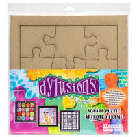 image of Stampers Anonymous - Dylusions - Square Puzzle Artboard Frame