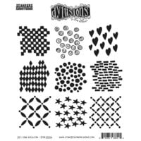 Stampers Anonymous - Dylusions - Cling Mounted Rubber Stamps - Get Your Rocks On