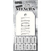 Stampers Anonymous -Tim Holtz - Element Stencils - Christmas