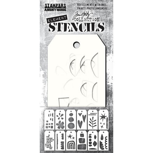 Tim Holtz Element Stencils Everyday Art EST004