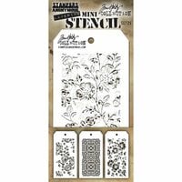 Stampers Anonymous - Tim Holtz - Layering Stencil - Mini Set 25