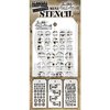 Stampers Anonymous - Tim Holtz - Layering Stencil - Mini Set 29
