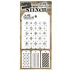 Stampers Anonymous - Tim Holtz - Layering Stencil - Mini Set 31