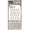 Stampers Anonymous - Tim Holtz - Layering Stencil - Mini Set 32