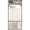 Stampers Anonymous - Tim Holtz - Layering Stencil - Mini Set 36