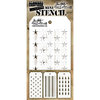Stampers Anonymous - Tim Holtz - Layering Stencil - Mini Set 37
