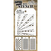 Stampers Anonymous - Tim Holtz - Layering Stencil - Mini Set 42