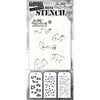 Stampers Anonymous - Tim Holtz - Layering Stencil - Mini Set 56
