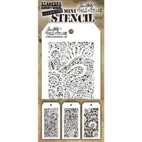 Stampers Anonymous - Tim Holtz - Layering Stencil - Mini Stencil Set 47