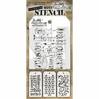 Stampers Anonymous - Tim Holtz - Layering Stencil - Mini Set 23