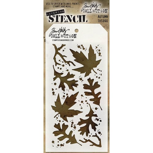 Stampers Anonymous - Tim Holtz - Layering Stencil - Autumn