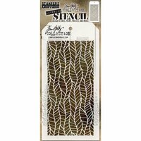 Stampers Anonymous - Tim Holtz - Layering Stencil - Feather