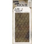 Stampers Anonymous - Tim Holtz - Layering Stencil - Woven