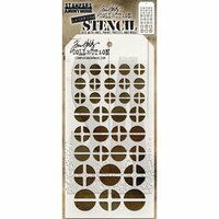 Stampers Anonymous - Tim Holtz - Layering Stencil - Screwed