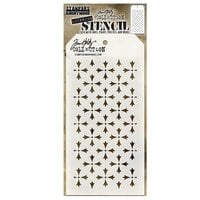 Stampers Anonymous - Tim Holtz - Layering Stencil - Crossed