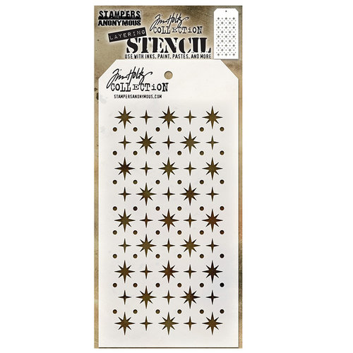 Stampers Anonymous - Tim Holtz - Christmas - Layering Stencil - Starry