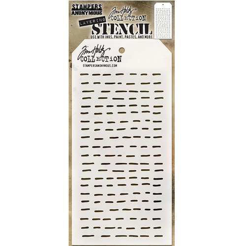 Stampers Anonymous - Tim Holtz - Layering Stencil - Dashes
