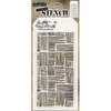 Stampers Anonymous - Tim Holtz - Layering Stencil - Thatched